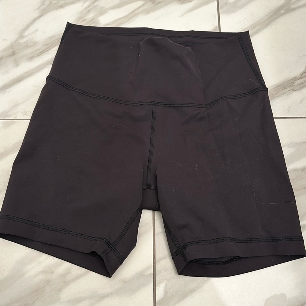 Lulu lemon black bike shorts - maybe worn twice